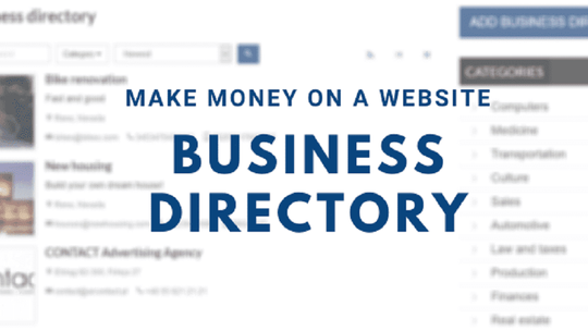 17 Ways to Make Money on a Website | Part 5 - Business Directory