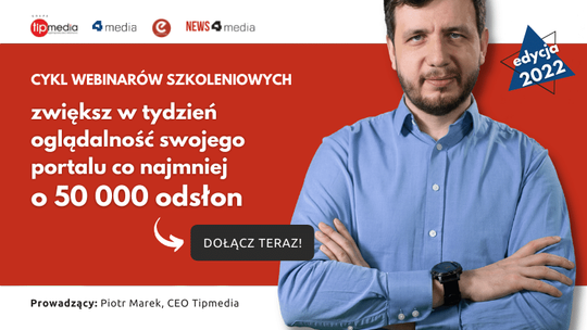 50 000 odsłon w tydzień. Cykl webinarów dla wydawców