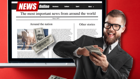 How to make money on a news portal?