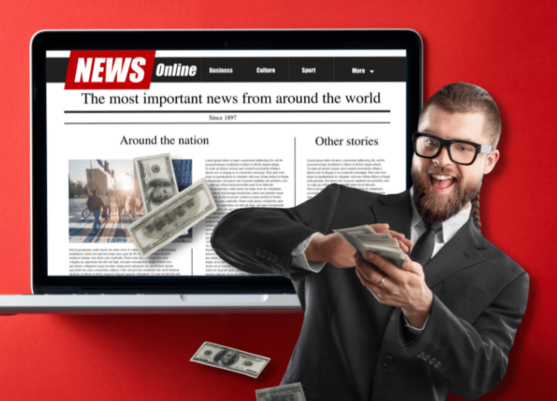 How to make money on a news portal?