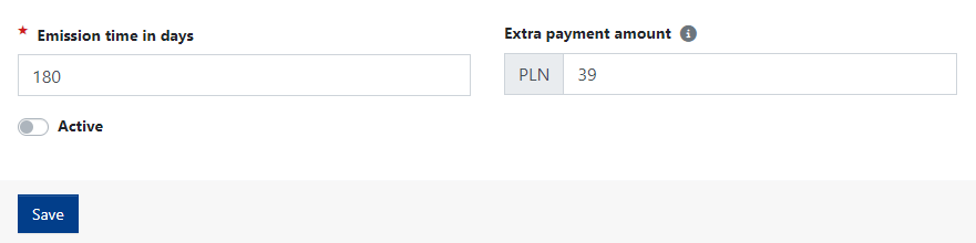 Adding a new emission time for classifieds.