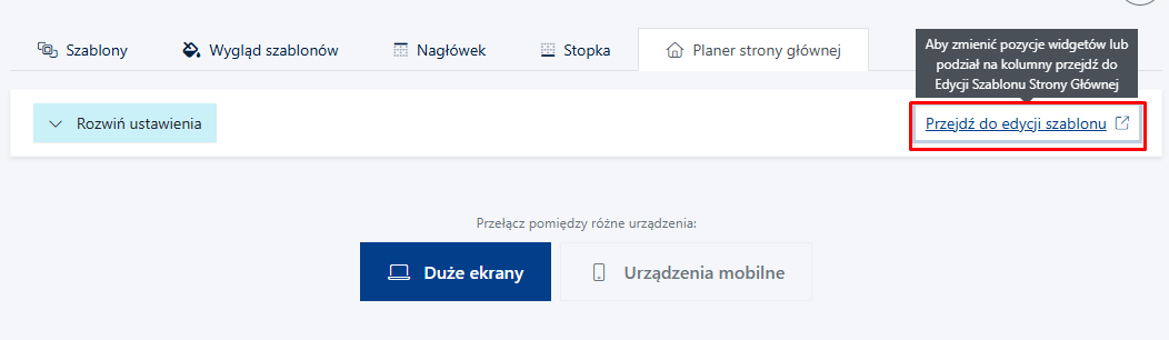 przycisk przejdź do edycji szablonu