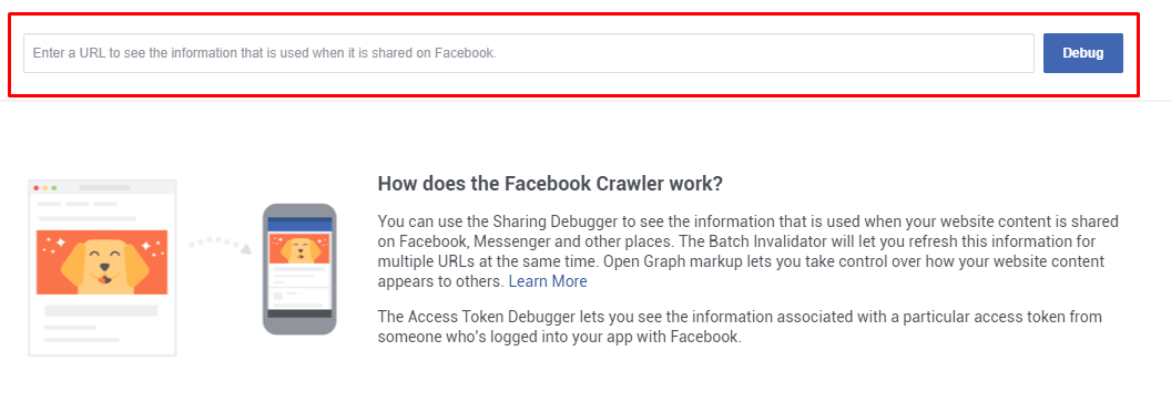 Facebook Debugger. A free and official tool for checking links shared on Facebook.