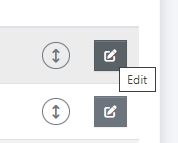 The template editing button in CMS 4media.