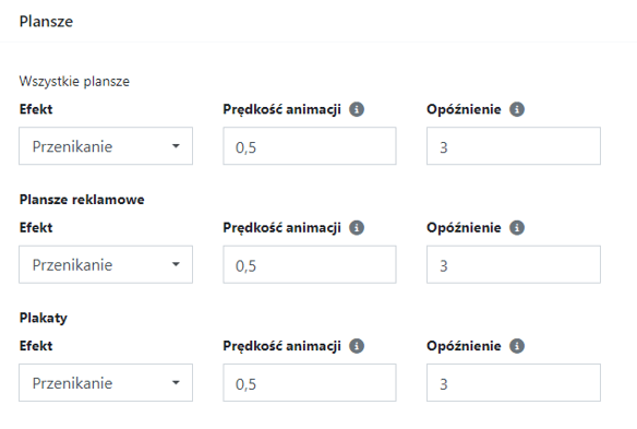 Plansze w CMS 4media