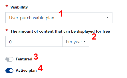 Paywall Subscription Plan Settings